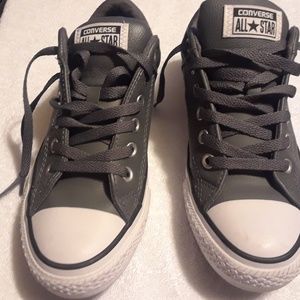 Leather  Converse